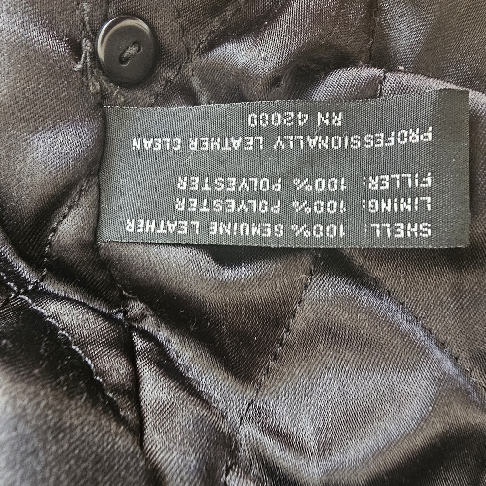 Knightsbridge Leather Jacket Vintage Worn Condition - Picture 4 of 8